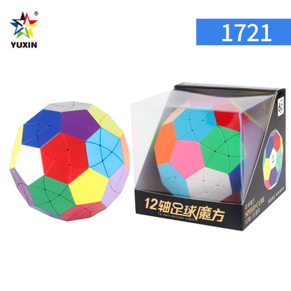 YuXin Soccer Megaminx 12 Axis Icosahedron Football Magic Cube