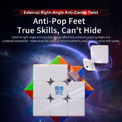 Moyu Magic Cube 3X3 Weilong WRM V10 Magnetic Cube